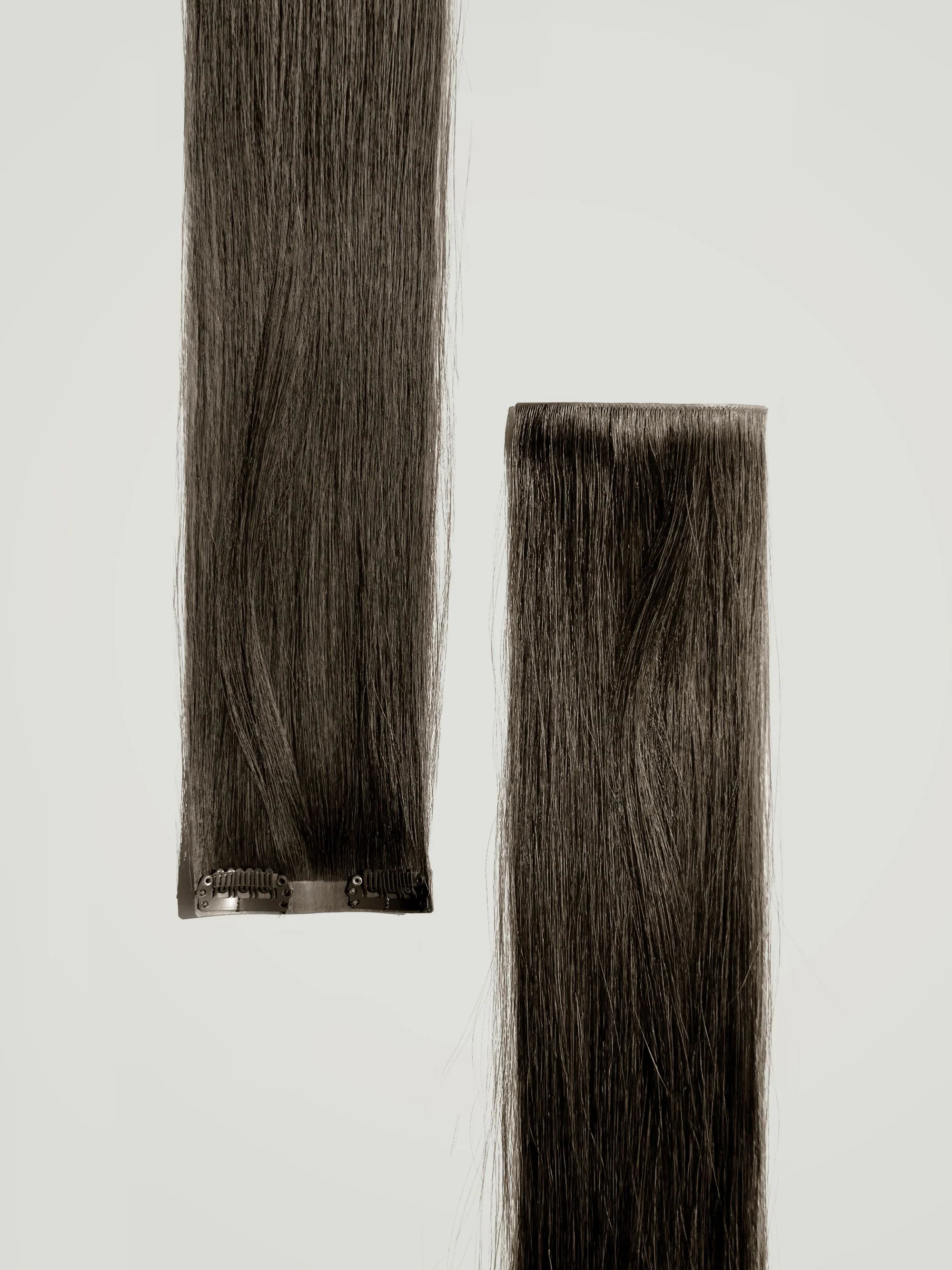 Mocha Brown Invisible Clip-Ins 18"/45.72cm (100g) - Image 4